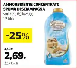 Coop AMMORBIDENTE CONCENTRATO SPUMA DI SCIAMPAGNA offerta