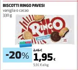 Coop BISCOTTI RINGO PAVESI offerta
