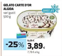 Coop Gelato Carte D'Or Algida offerta