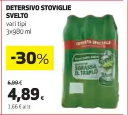 Coop Detersivo Stoviglie Svelto offerta