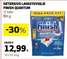 Coop DETERSIVO LAVASTOVIGLIE FINISH QUANTUM offerta
