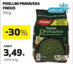 Coop Pisellini Primavera Findus offerta