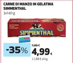 Coop CARNE DI MANZO IN GELATINA SIMMENTHAL offerta