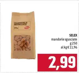 Famila SELEX mandorle sgusciate offerta
