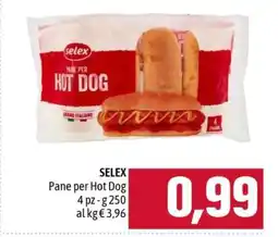 Famila SELEX Pane per Hot Dog offerta