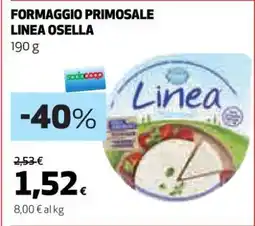 Coop FORMAGGIO PRIMOSALE LINEA OSELLA offerta