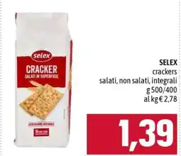 Famila SELEX crackers offerta