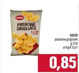 Famila SELEX patatine grigliate offerta