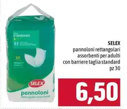 Famila SELEX pannoloni rettangolari assorbenti per adulti offerta