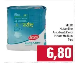 Famila SELEX Mutandine Assorbenti Pants offerta