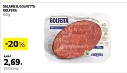Coop Salame Il Golfetta Golfera offerta