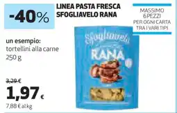 Coop LINEA PASTA FRESCA SFOGLIAVELO RANA offerta
