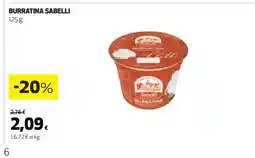 Coop BURRATINA SABELLI offerta