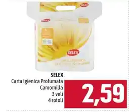 Famila SELEX Carta Igienica Profumata Camomilla offerta