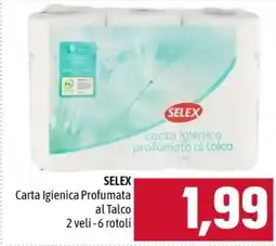Famila SELEX Carta Igienica Profumata al Talco offerta