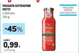 Coop Passata Extrafine Petti offerta