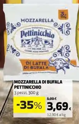 Coop MOZZARELLA DI BUFALA PETTINICCHIO offerta
