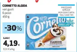 Coop Cornetto Algida offerta