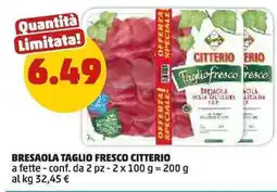 PENNY Bresaola taglio fresco citterio a fette - conf. da 2 pz offerta