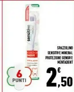 Conad Spazzolino sensitive mineral protezione gengive offerta