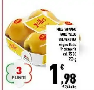 Conad Valvenosta yello mele shnano gold offerta