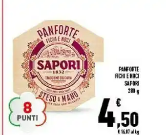 Sapori panforte fichi e noci 280 g