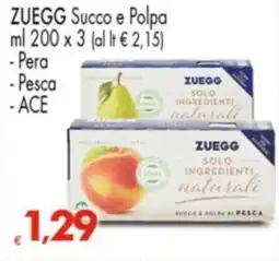 Despar ZUEGG Succo e Polpa offerta