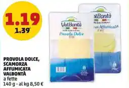 PENNY Provola dolce, scamorza affumicata valbontà a fette offerta