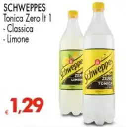 Despar SCHWEPPES Tonica Zero - Classica -Limone offerta