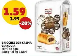 PENNY Brioches con crema gianduia conf. da 8 pz offerta
