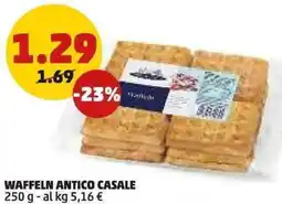 PENNY Waffeln antico casale offerta