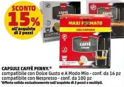 PENNY Capsule caffè penny. offerta