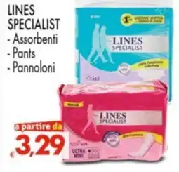 Despar LINES SPECIALIST -Assorbenti - Pants -Pannoloni offerta