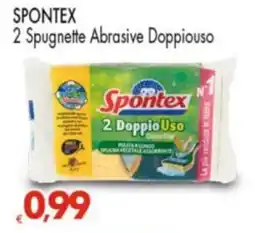 Despar SPONTEX 2 Spugnette Abrasive Doppiouso offerta