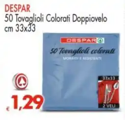 Despar DESPAR 50 Tovaglioli Colorati Doppiovelo offerta