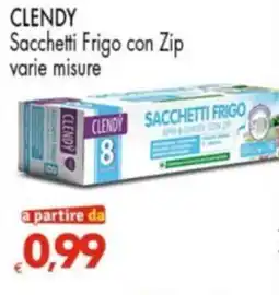 Despar CLENDY Sacchetti Frigo con Zip varie misure offerta