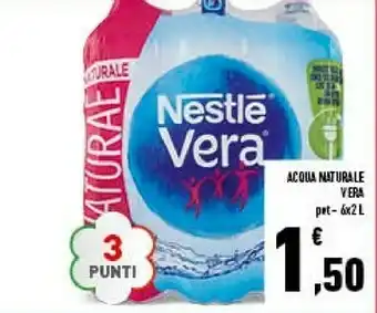 Conad Superstore Acqua naturale vera offerta