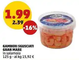 PENNY Gamberi sgusciati gran mare in salamoia offerta