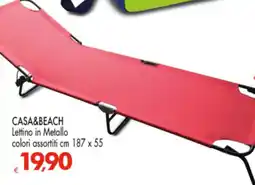 Despar CASA&BEACH Lettino in Metallo offerta
