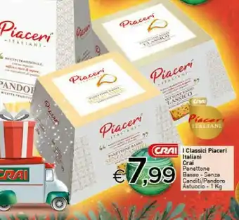 Crai Crai piaceri italiani panettone basso offerta