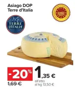 Carrefour Express Asiago DOP Terre d'Italia offerta