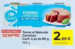 Carrefour Express Tonno al Naturale Carrefour offerta