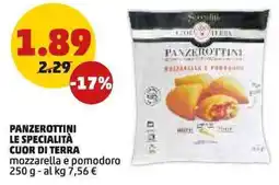 PENNY Panzerottini le specialità cuor di terra mozzarella e pomodoro offerta