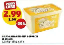 PENNY Gelato alla vaniglia bourbon le gelizie offerta