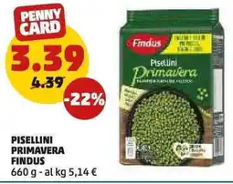 PENNY Pisellini primavera findus offerta