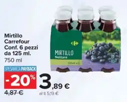 Carrefour Express Mirtillo Carrefour offerta