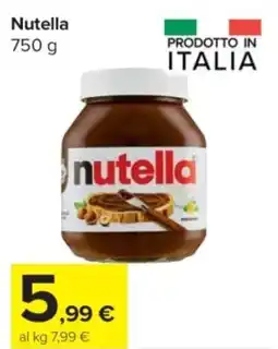 Carrefour Express Nutella offerta