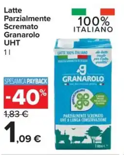 Carrefour Express Latte Parzialmente Scremato Granarolo UHT offerta