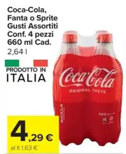 Carrefour Express Coca-Cola, Fanta o Sprite Gusti Assortiti offerta