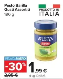 Carrefour Express Pesto Barilla Gusti Assortiti offerta